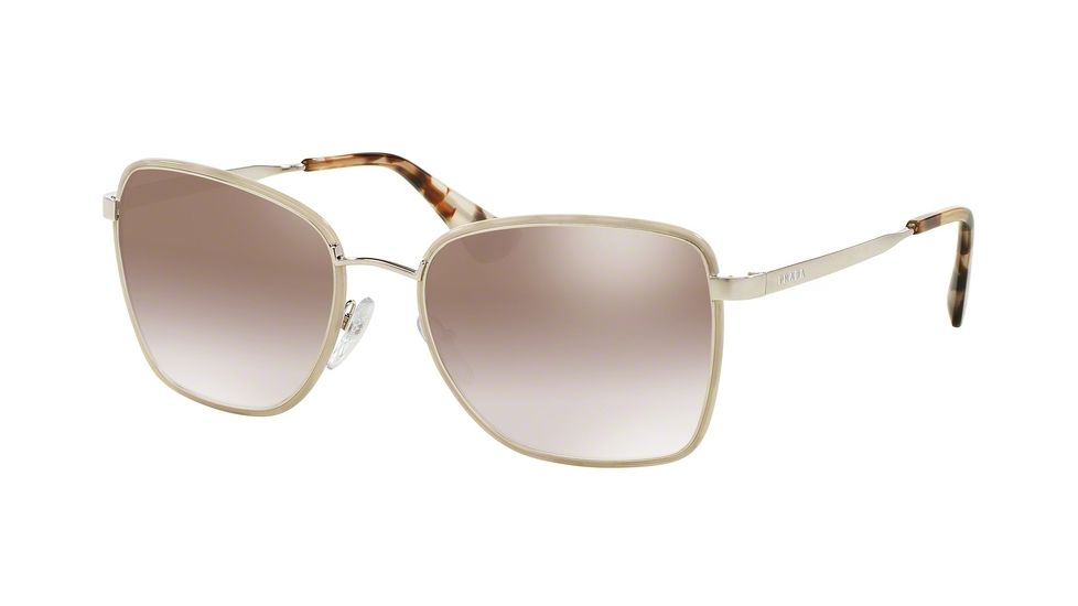 Prada PR52SS Progressive Prescription Sunglasses PR52SS-UFH4O0-58 - Lens Diameter 58 mm, Frame Color Silver