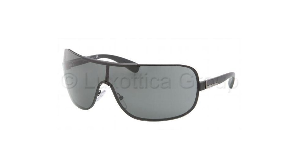 Prada PR54OS Sunglasses 1BO1A1-0141 - Matte Black Frame, Gray Lenses