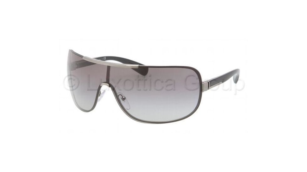 Prada PR54OS Sunglasses 5AV3M1-0141 - Gunmetal Frame, Gray Gradient Lenses
