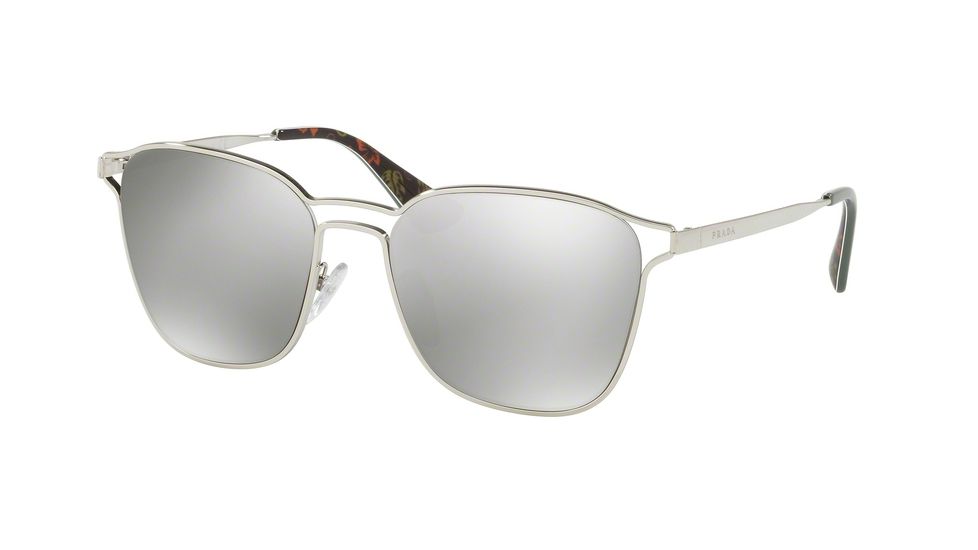 Prada PR54TS Bifocal Prescription Sunglasses PR54TS-1BC2B0-55 - Lens Diameter 55 mm, Frame Color Silver