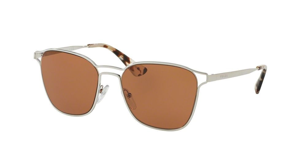 Prada PR54TS Bifocal Prescription Sunglasses PR54TS-1BC6N0-55 - Lens Diameter 55 mm, Frame Color Silver