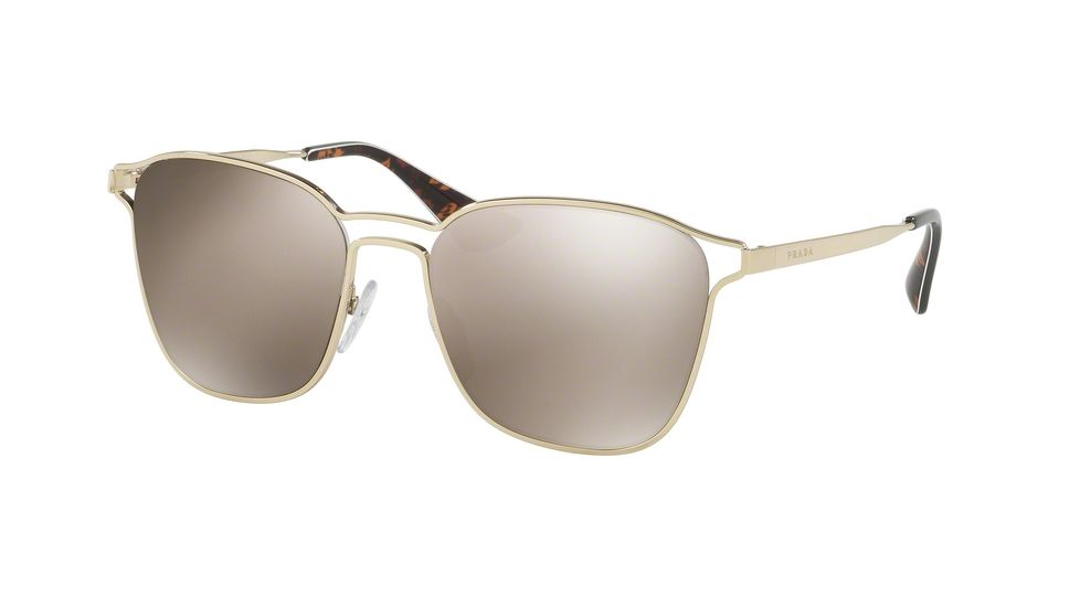 Prada PR54TS Bifocal Prescription Sunglasses PR54TS-ZVN1C0-55 - Lens Diameter 55 mm, Frame Color Pale Gold