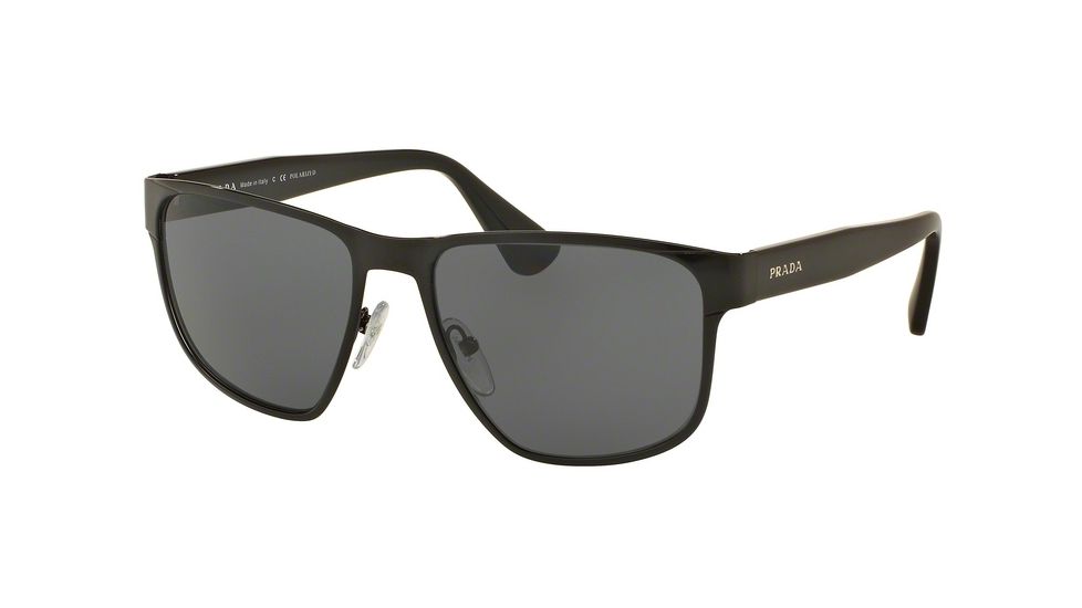 Prada PR55SS Progressive Prescription Sunglasses PR55SS-7AX5Z1-55 - Lens Diameter 55 mm, Frame Color Black