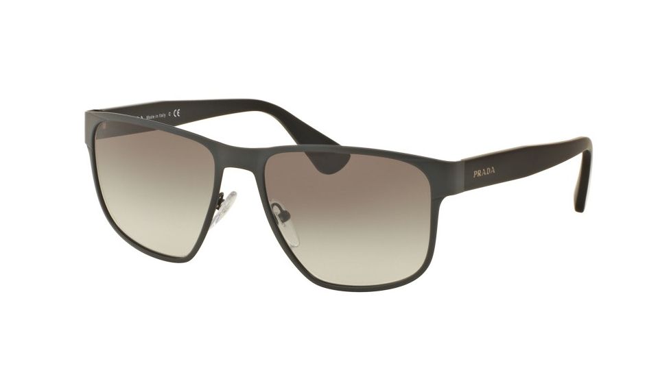 Prada PR55SS Progressive Prescription Sunglasses PR55SS-TKM0A7-55 - Lens Diameter 55 mm, Frame Color Matte Grey