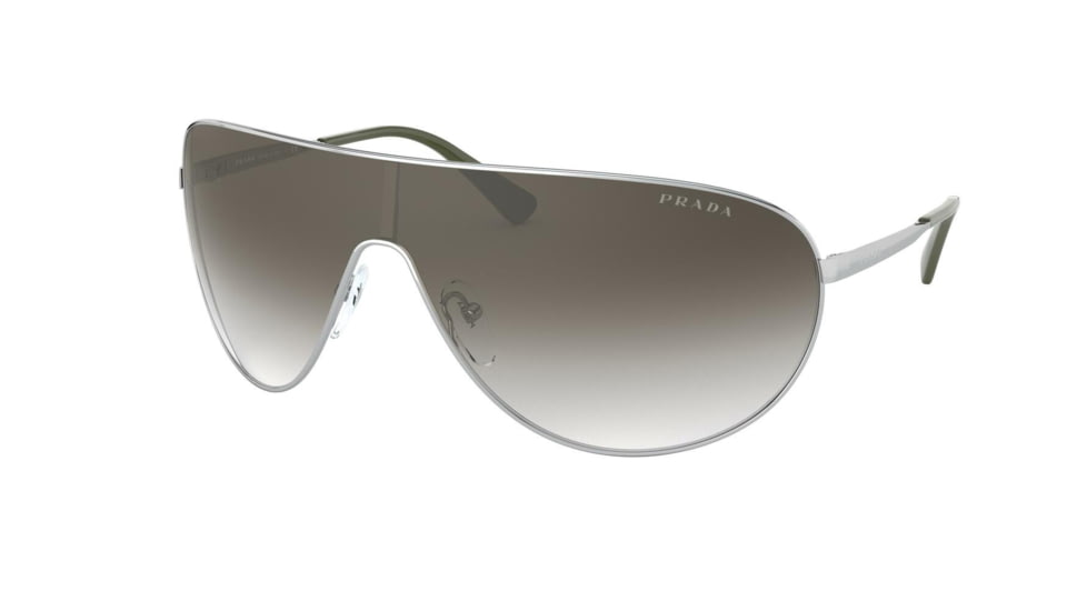 Prada PR55XS Sunglasses 1BC5O0-42 - , Gradient Grey Mirror Silver Lenses