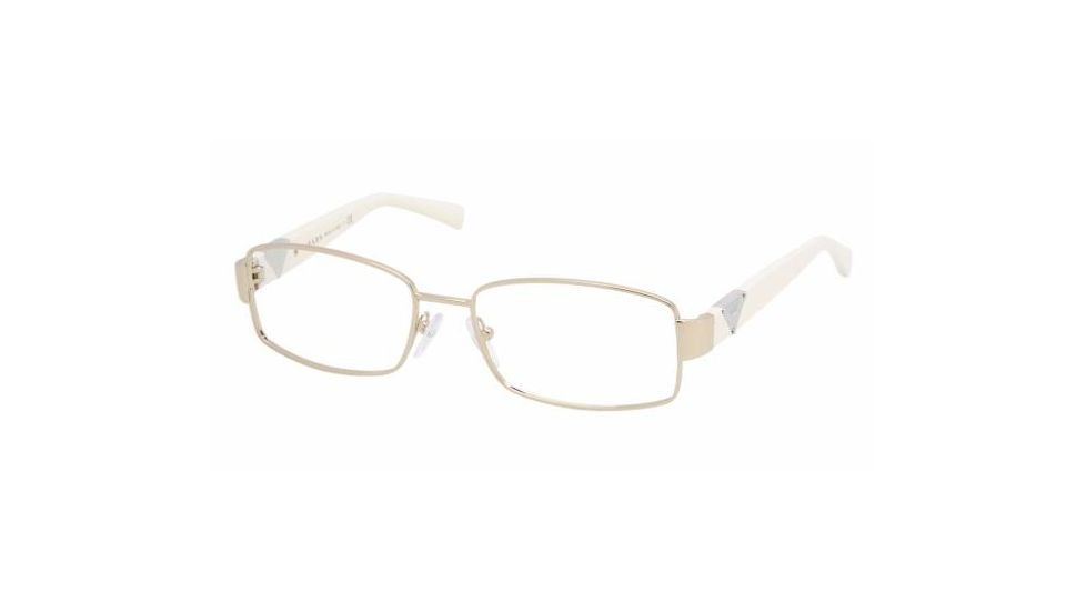 Prada PR56NV #ZVN1O1 - Pale Gold Demo Lens Frame