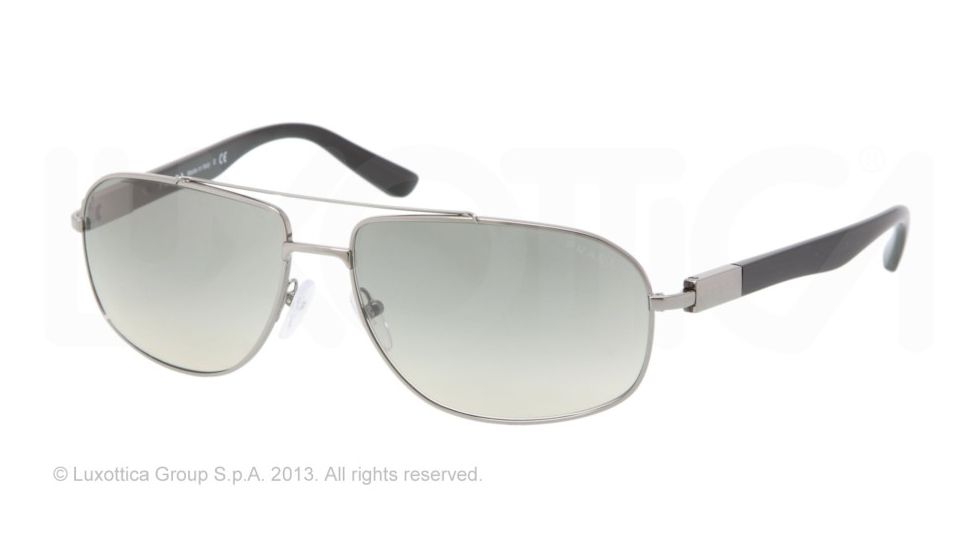 Prada PR57NS Bifocal Prescription Sunglasses PR57NS-5AV3M1-62 - Lens Diameter 62 mm, Lens Diameter 62 mm, Frame Color Gunmetal