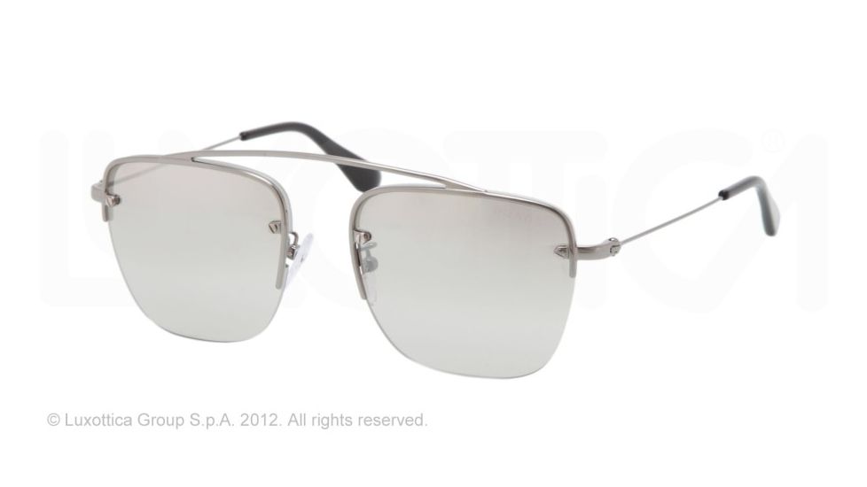 Prada PR57OS Single Vision Prescription Sunglasses PR57OS-5AV1A0-51 - Lens Diameter 51 mm, Frame Color Gunmetal