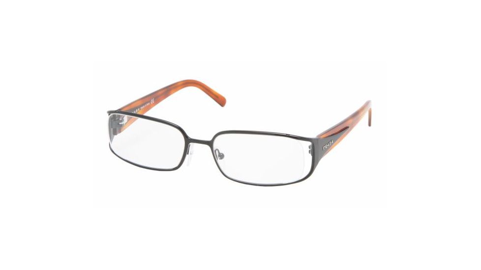Prada PR60LV #7AX1O1 - Shiny Black Demo Lens Frame