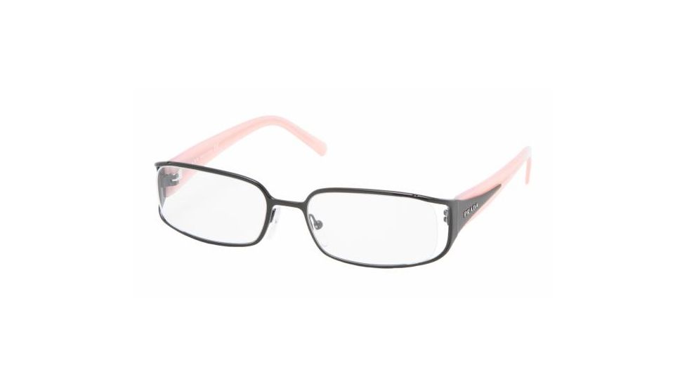 Prada PR60LV #7VB1O1 - M:shiny Black P:black-Po Demo Lens Frame