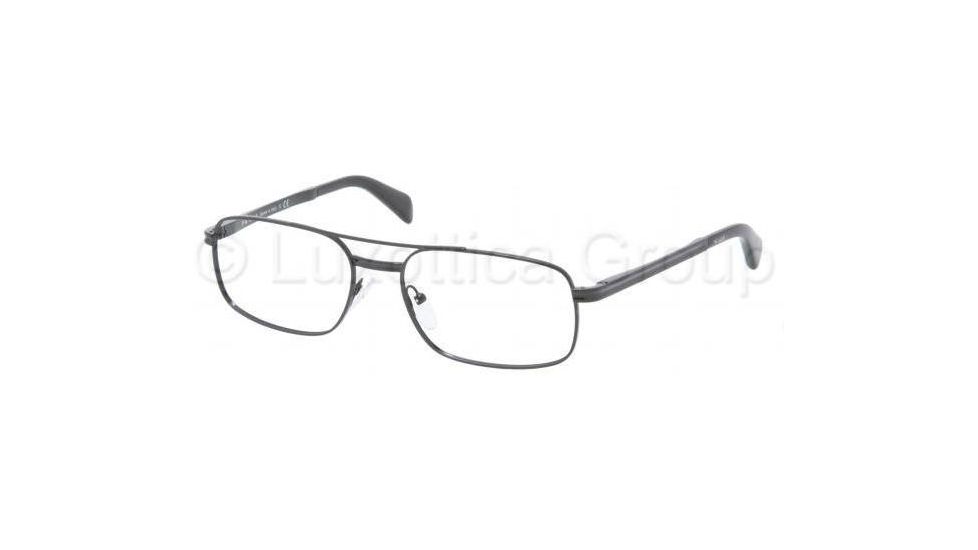 Prada PR62NV Bifocal Prescription Eyeglasses 7AX1O1-5617 - Black 