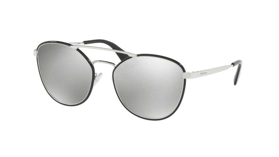 Prada PR63TS Bifocal Prescription Sunglasses PR63TS-1AB2B0-55 - Lens Diameter 55 mm, Frame Color Black