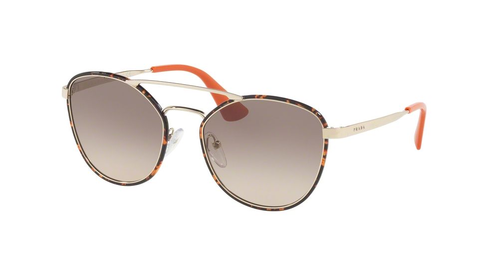Prada PR63TS Bifocal Prescription Sunglasses PR63TS-2AU3D0-55 - Lens Diameter 55 mm, Frame Color Havana