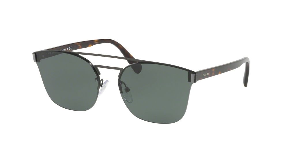 Prada PR67TS Progressive Prescription Sunglasses PR67TS-VIX3O1-63 - Lens Diameter 63 mm, Frame Color Matte Brown