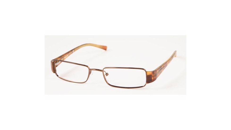 Prada PR72HV Bifocal Eyeglasses - Tobacco Frame / 51 mm Prescription Lenses, 8AE1O1-5117