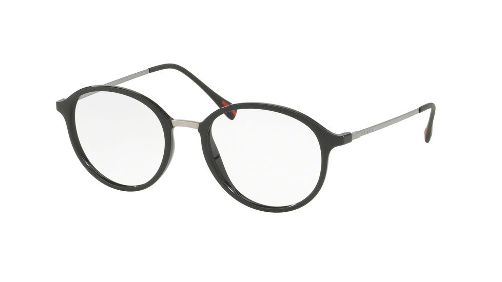 Prada PS01IV Eyeglass Frames 1AB1O1-51 - Black Frame