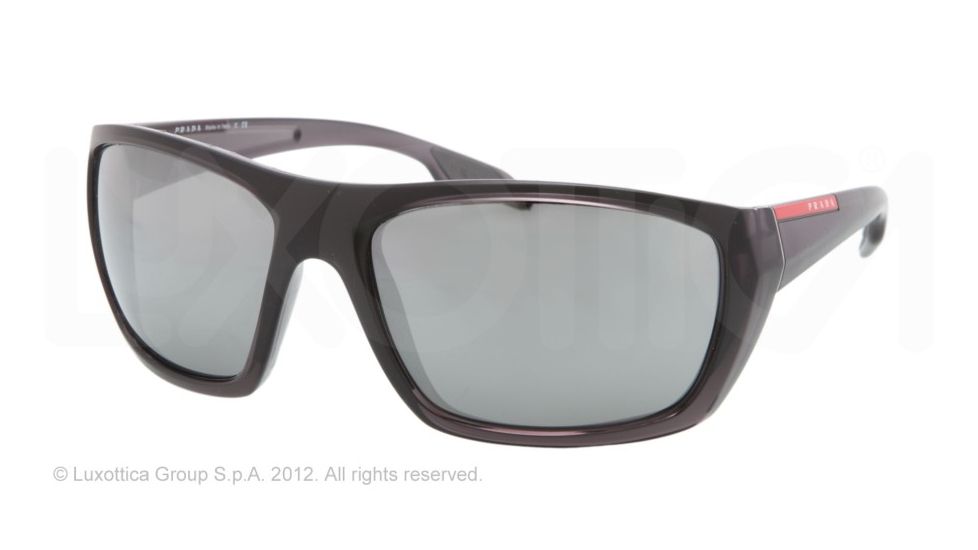 Prada PS01OS Single Vision Prescription Sunglasses PS01OS-JAN7W1-61 - Lens Diameter 61 mm, Frame Color Smoke Sand Gradient