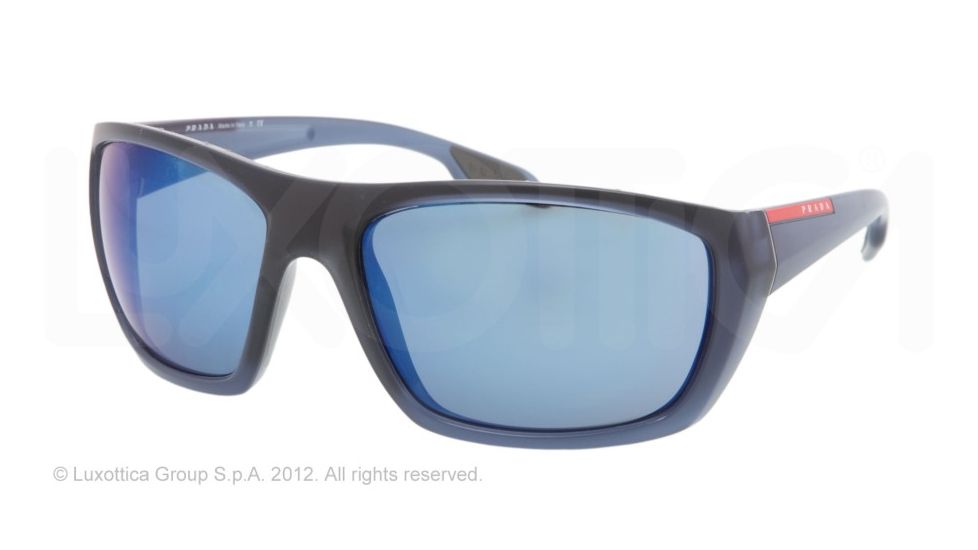 Prada PS01OS Single Vision Prescription Sunglasses PS01OS-MAF9P1-61 - Lens Diameter 61 mm, Frame Color Avio Sand Gradient