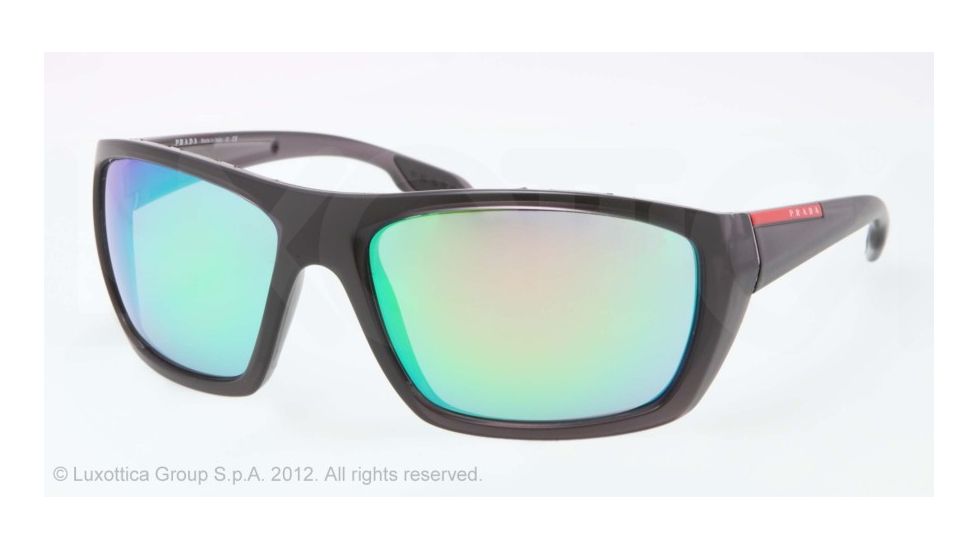 Prada PS01OS Single Vision Prescription Sunglasses PS01OS-NAR1M2-61 - Lens Diameter 61 mm, Lens Diameter 61 mm, Frame Color Gray Demi Shiny