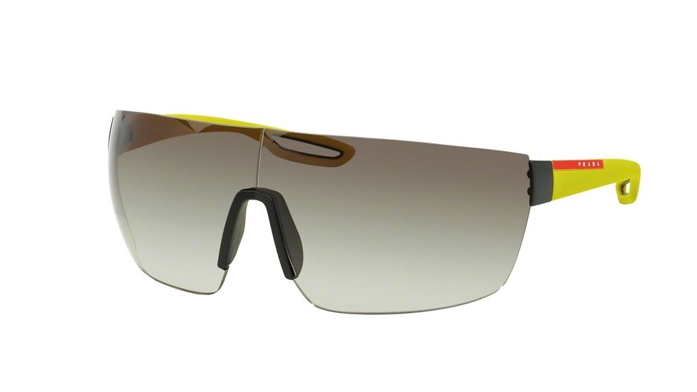 Prada PS01QS Sunglasses TIK0A7-38 - Matte Black Frame, Grey Gradient Lenses