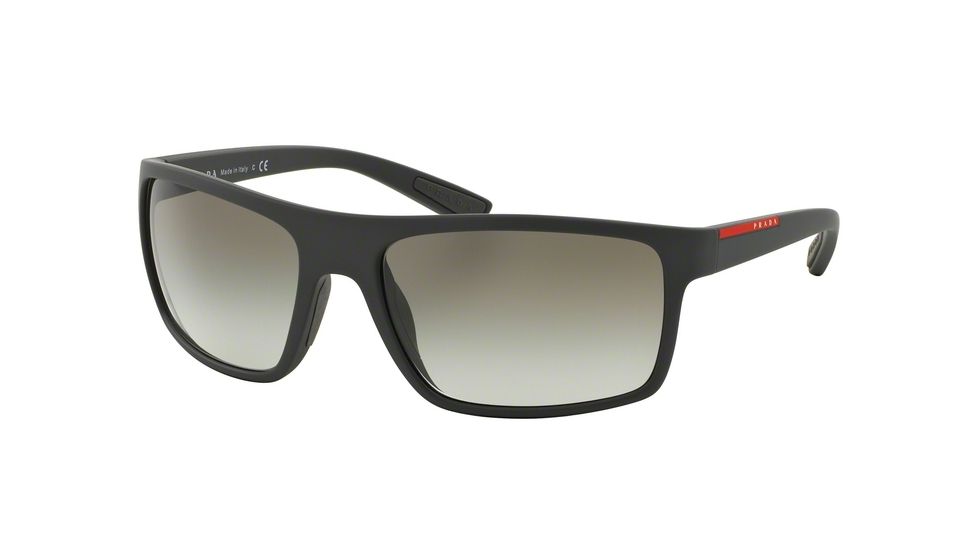 Prada PS02QS Progressive Prescription Sunglasses PS02QS-TFZ0A7-62 - Lens Diameter 62 mm, Frame Color Grey Rubber