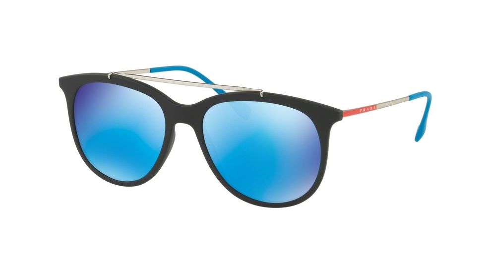 Prada PS02TS Bifocal Prescription Sunglasses PS02TS-DG05M2-54 - Lens Diameter 54 mm, Frame Color Black Rubber