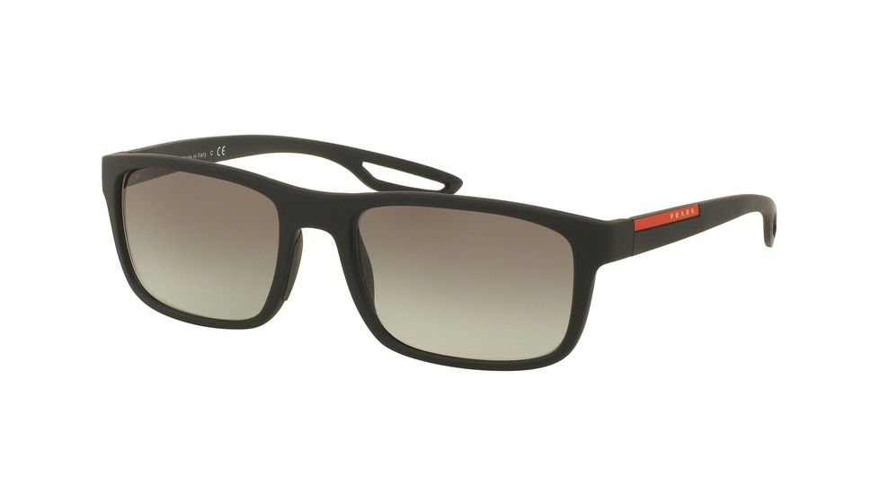 Prada PS03RS Bifocal Prescription Sunglasses PS03RS-DG00A7-56 - Lens Diameter 56 mm, Frame Color Black Rubber