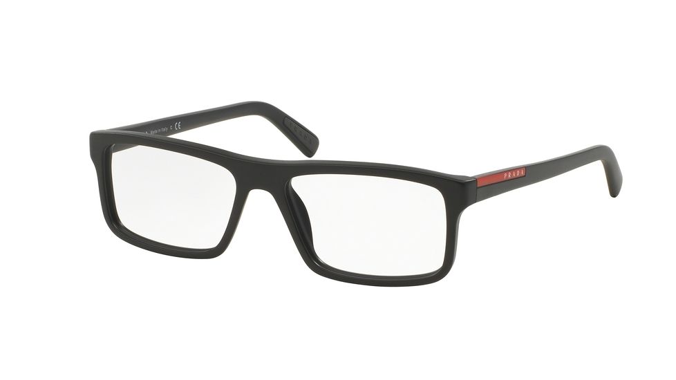 Prada PS04GV Bifocal Prescription Eyeglasses UB21O1-53 - Matte Brown Frame