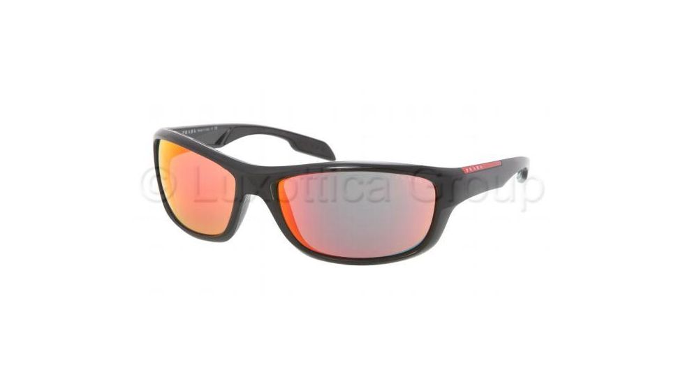 Prada PS04NS Progressive Prescription Sunglasses PS04NS-1AB6Y1-6517 - Lens Diameter 65 mm, Frame Color Black