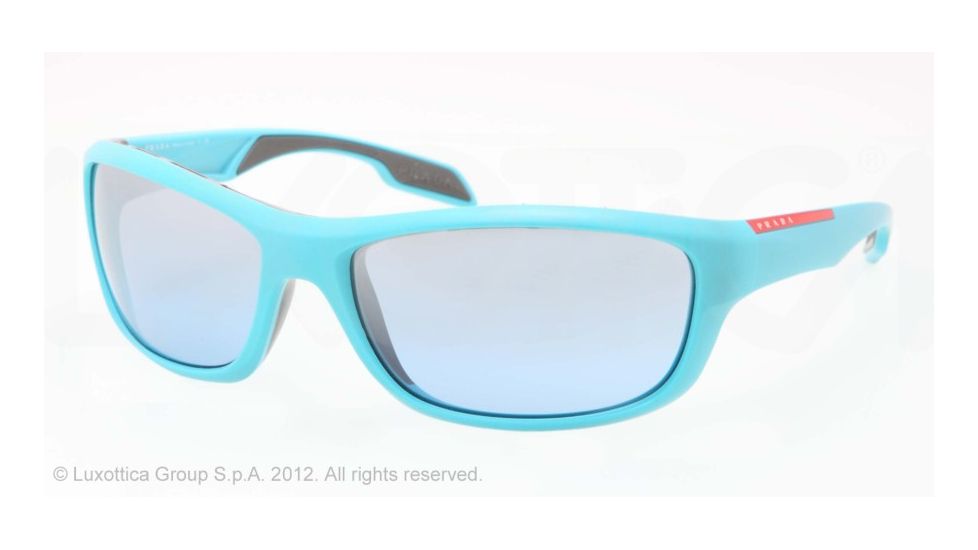 Prada PS04NS Progressive Prescription Sunglasses PS04NS-DHB2B2-65 - Lens Diameter 65 mm, Frame Color Azure
