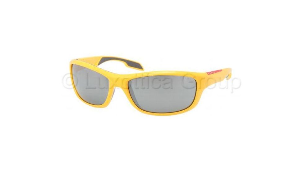 Prada PS04NS Progressive Prescription Sunglasses PS04NS-GKD7W1-6517 - Lens Diameter 65 mm, Frame Color Yellow