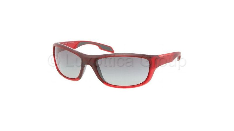 Prada PS04NS Progressive Prescription Sunglasses PS04NS-JAM3M1-6517 - Lens Diameter 65 mm, Frame Color Bordeaux
