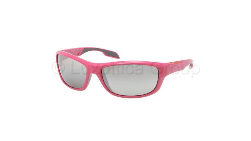 Prada PS04NS Progressive Prescription Sunglasses PS04NS-MAA4S1-6517 - Lens Diameter 65 mm, Frame Color Fuxia Gray