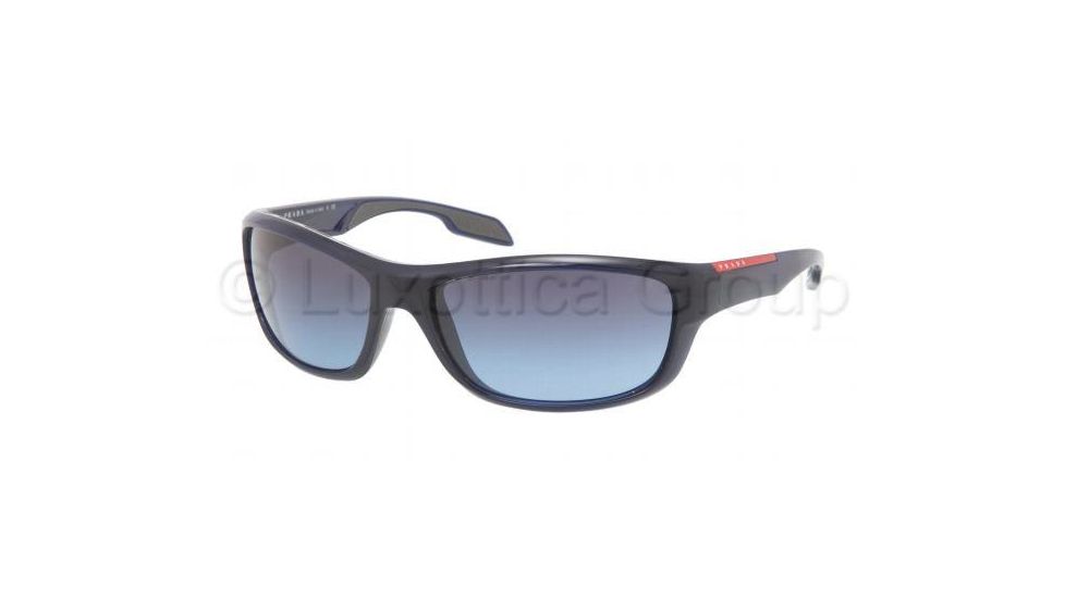 Prada PS04NS Progressive Prescription Sunglasses PS04NS-MAB5I1-6517 - Lens Diameter 65 mm, Frame Color Baltic Blue