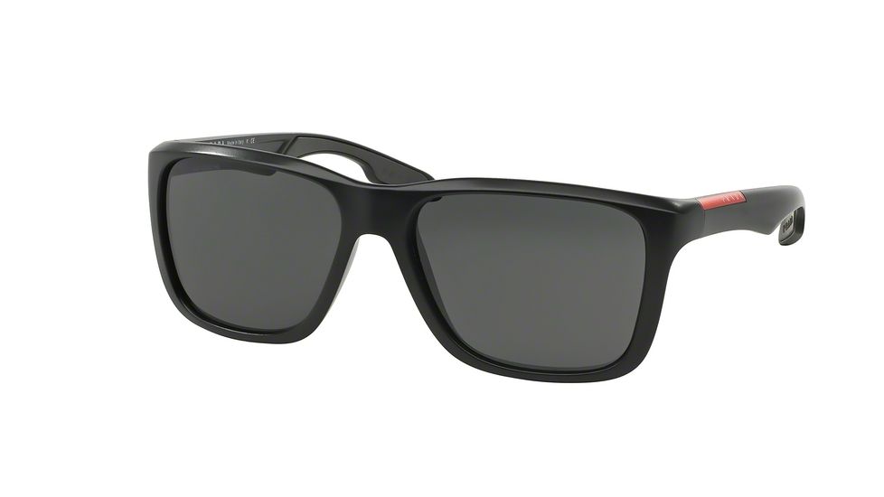 Prada PS04OS Bifocal Prescription Sunglasses PS04OS-1BO1A1-59 - Lens Diameter 59 mm, Frame Color Black Demishiny