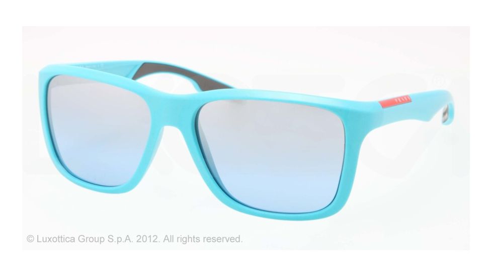 Prada PS04OS Bifocal Prescription Sunglasses PS04OS-DHB2B2-59 - Lens Diameter 59 mm, Frame Color Azure Demishiny