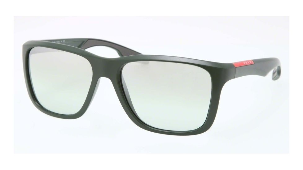 Prada PS04OS Bifocal Prescription Sunglasses PS04OS-DHC2C0-59 - Lens Diameter 59 mm, Frame Color Green Demi Shiny