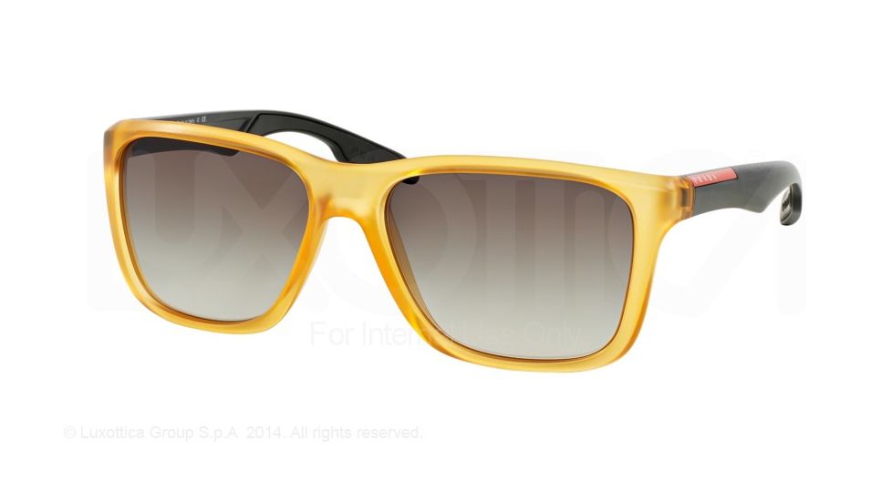 Prada PS04OS Bifocal Prescription Sunglasses PS04OS-TWX0A7-59 - Lens Diameter 59 mm, Frame Color Matte Orange