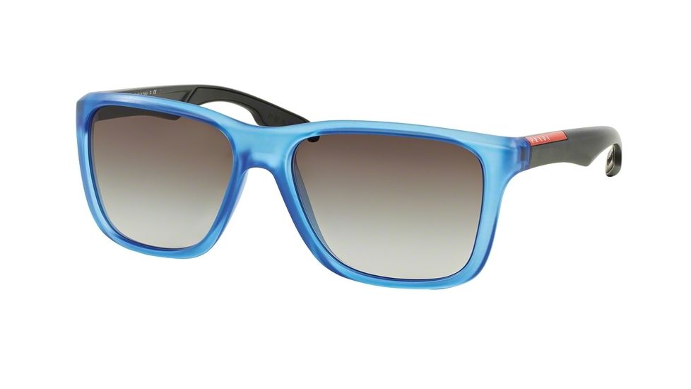 Prada PS04OS Bifocal Prescription Sunglasses PS04OS-TWY0A7-59 - Lens Diameter 59 mm, Frame Color Matte Blue