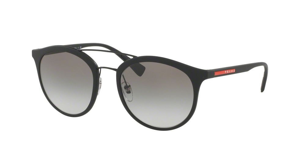 Prada PS04RS Progressive Prescription Sunglasses PS04RS-DG00A7-54 - Lens Diameter 54 mm, Frame Color Black Rubber
