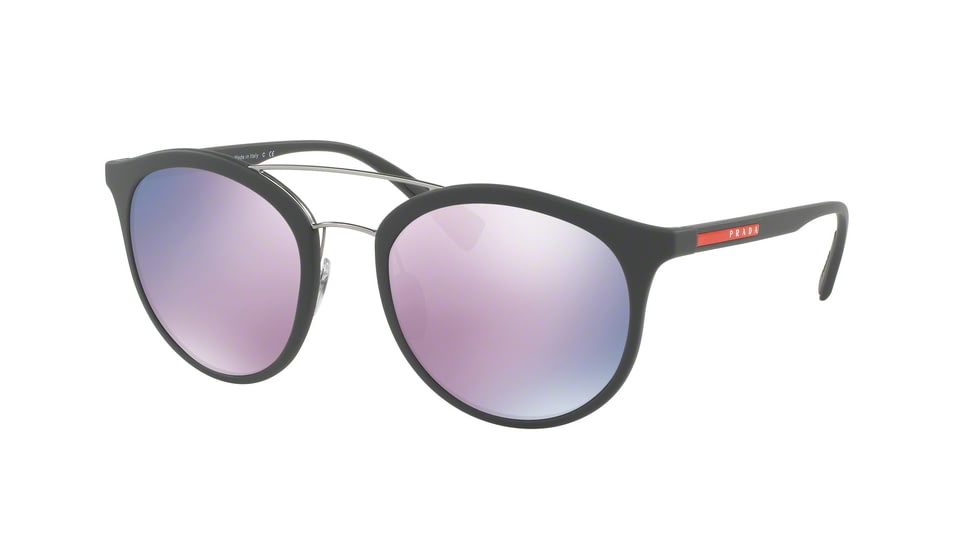 Prada PS04RS Progressive Prescription Sunglasses PS04RS-TFZ5T0-54 - Lens Diameter 54 mm, Frame Color Grey Rubber