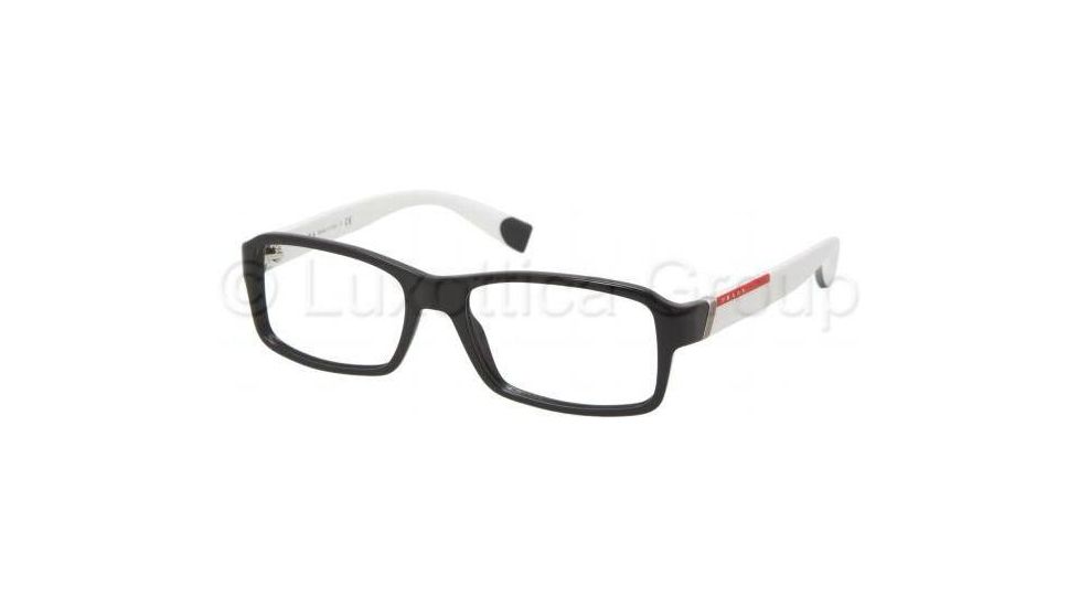 Prada PS05CV Bifocal Prescription Eyeglasses 1AB1O1-5417 - Black Frame