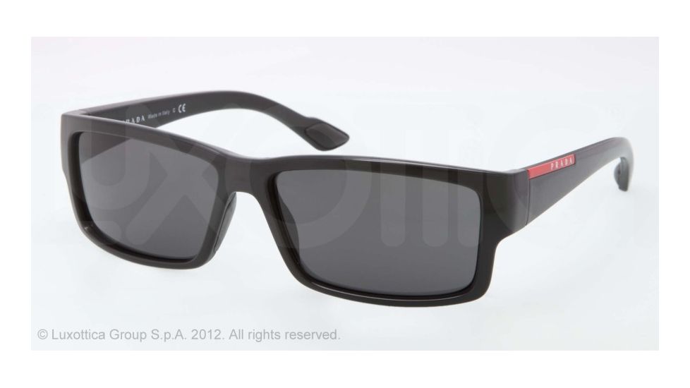 Prada PS05OS Single Vision Prescription Sunglasses PS05OS-1AB1A1-59 - Lens Diameter 59 mm, Lens Diameter 59 mm, Frame Color Black