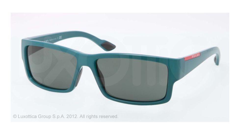 Prada PS05OS Single Vision Prescription Sunglasses PS05OS-PDD3O1-59 - Lens Diameter 59 mm, Lens Diameter 59 mm, Frame Color Green Demi Shiny