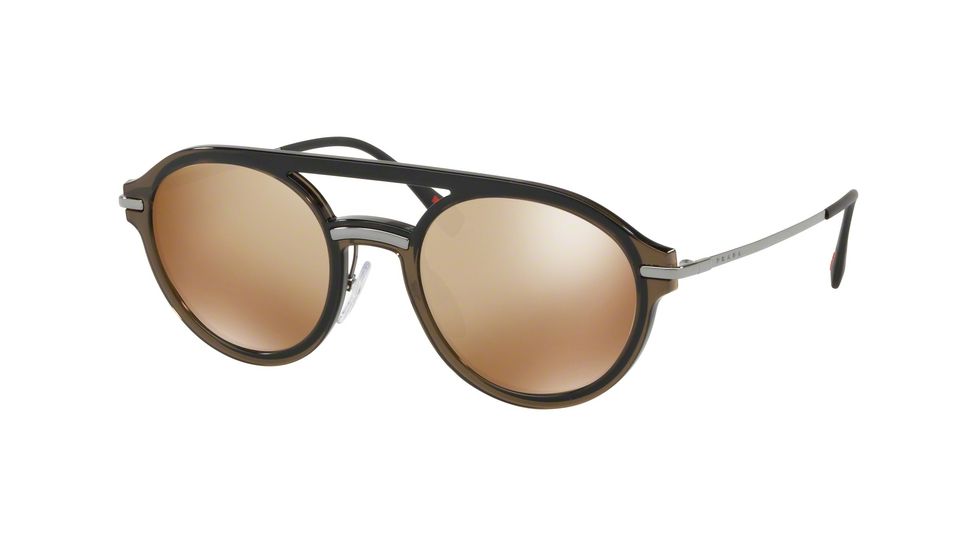 Prada PS05TS Prescription Sunglasses, 51mm, Brown, PS05TS-5N9HD0-51-SV