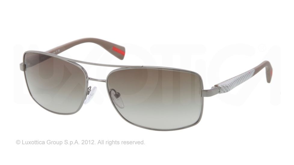 Prada PS50OS Bifocal Prescription Sunglasses PS50OS-5AV4M1-62 - Lens Diameter 62 mm, Frame Color Gunmetal