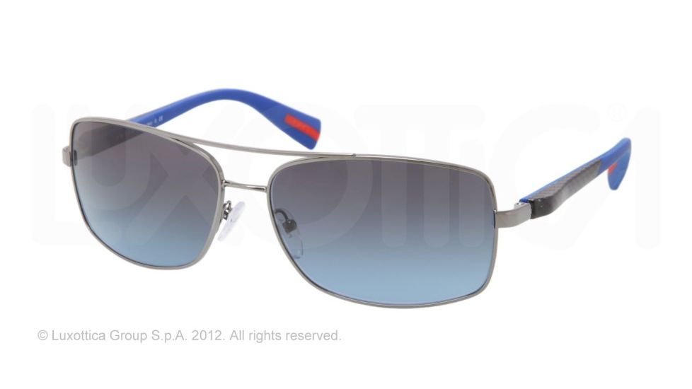 Prada PS50OS Bifocal Prescription Sunglasses PS50OS-5AV5I1-62 - Lens Diameter 62 mm, Frame Color Gunmetal