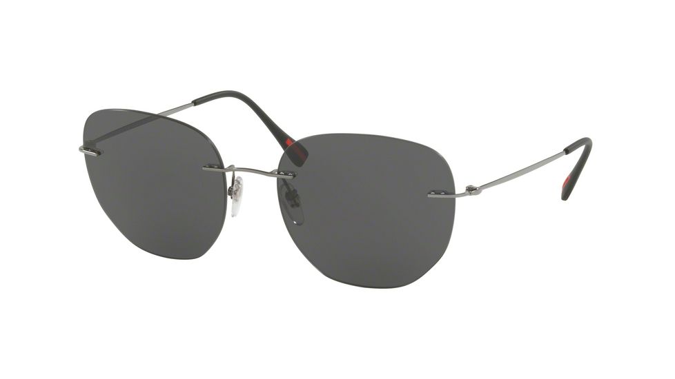 Prada PS50TS Bifocal Prescription Sunglasses PS50TS-5AV5S0-57 - Lens Diameter 57 mm, Frame Color Gunmetal