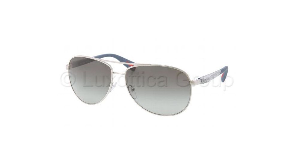 Prada PS51OS Bifocal Prescription Sunglasses PS51OS-1BC3M1-6214 - Lens Diameter 62 mm, Frame Color Silver