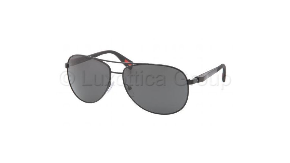 Prada PS51OS Bifocal Prescription Sunglasses PS51OS-1BO1A1-6214 - Lens Diameter 62 mm, Frame Color Black Demi Shiny